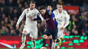 Disputa entre Real Madrid e Barcelona em 2019 - Getty Images