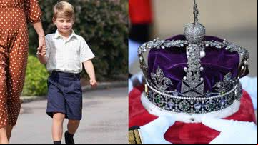 O príncipe Louis e a coroa que pertenceu a Elizabeth II - Getty Imagens