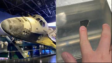 Registro do Atlantis (à esqu.) e registro de uma amostra lunar (à dir.) - Aventuras na História