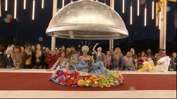 Cerimônia de abertura da Olimpíada de Paris - Reprodução/X/@Olympics