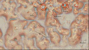 Registros da descoberta da cidade através da tecnologia Lidar - Antiquity