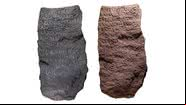 Pedra de fronteira romana descoberta recentemente no norte de Israel - Divulgação/Palestine Exploration Quarterly/T. Rogovski