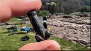 Pingente de pênis descoberto em antigo forte romano na Inglaterra - Reprodução/Facebook/The Vindolanda Trust