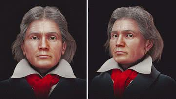 Aproximação facial de Ludwig van Beethoven - Divulgação/Cicero Moraes