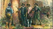 Ilustração sobre agem da história da colônia de Roanoke - Getty Images