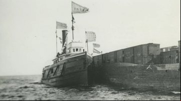 Rebocador JC Ames - Divulgação/Wisconsin Historical Society