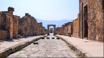 Ruas de Pompeia - Getty Images