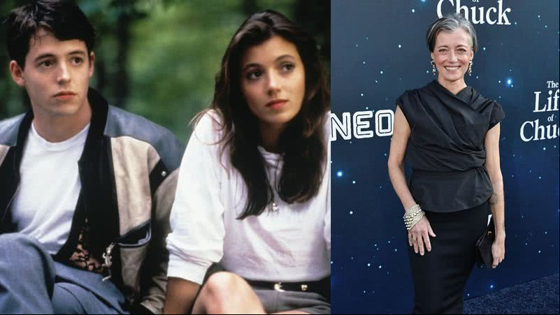Mia Sara protagonizou longa ao lado de Matthew Broderick - Divulgação; Getty Images