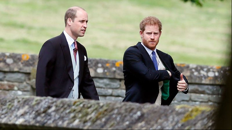 Os príncipes William e Harry - Getty Images