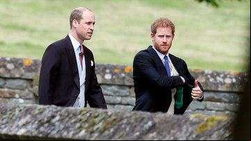 Os príncipes William e Harry - Getty Images