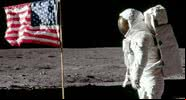 Buzz Aldrin em solo lunar - Divulgação/NASA