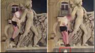 Estátua foi danificada por turista - Divulgação/Redes sociais
