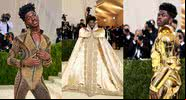 O rapper norte-americano Lil Nas X durante o evento - Getty Images