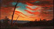 Our Banner in the Sky (1861), de Frederic Edwin Church - Domínio Público